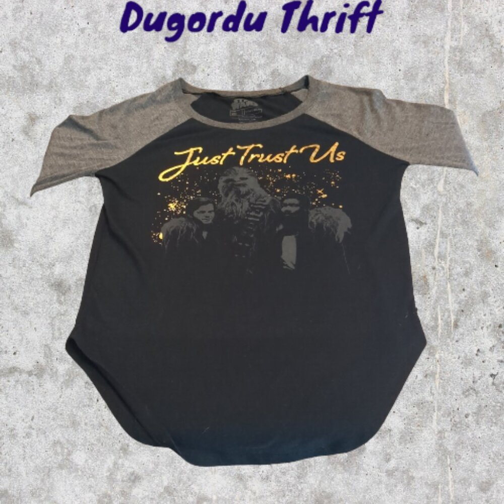 Woman's XS Star Wars 3 quarter Raglan Tee by Fifth sun
